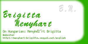 brigitta menyhart business card